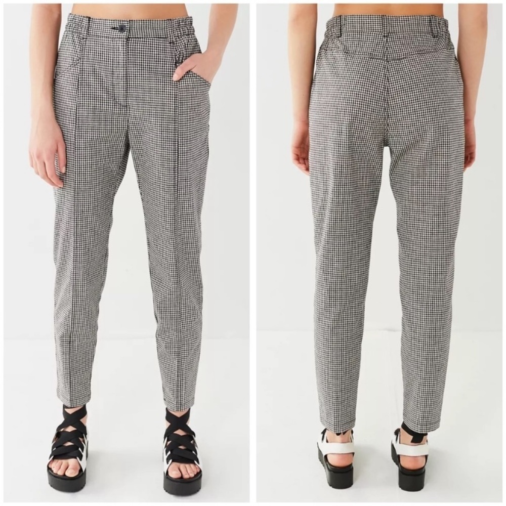 Urban Outfitters Silence + Noise checkered gingham trousers